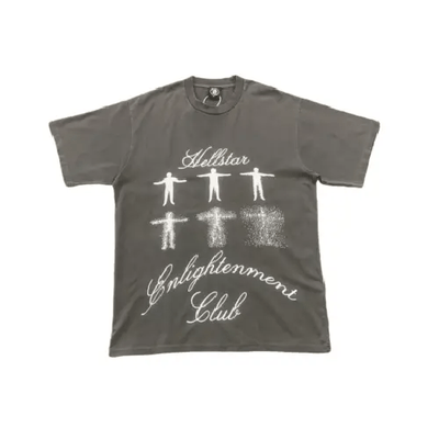 Hellstar Grey Enlightenment Club T-Shirt
