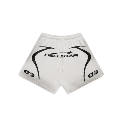 Hellstar Warm Up White Shorts