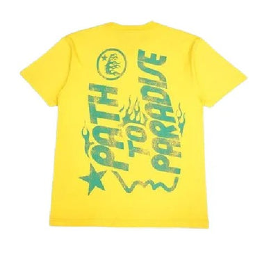 Hellstar Yellow Jesus Emblem T-Shirt
